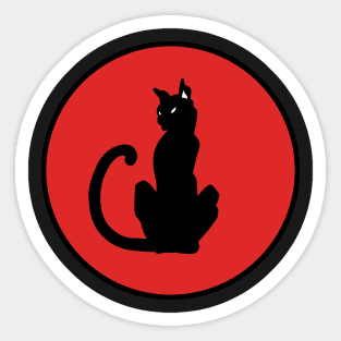 Black Cat Sticker